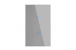 China Convenient Control WiFi 2 Gang Smart Switch No Neutral 110V-250V AC Power supplier