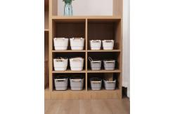 China white stackable storage bins plastic refrigerator 15l with handles supplier