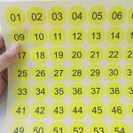 Removable Printing Die Cut Stickers Custom Adhesive Vinyl Material