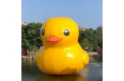 China Custom Floating Airtight Inflatable Yellow Duck Giant Rubber Duck For Advertising supplier