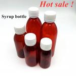 150ml Plastic Syrup Bottle Tamper Proof Cough Syrup Brown Bottle for sale