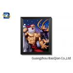 Unique Designer Christmas Father 3d Picture , 30x40cm 3d Stock Wallpaper With Black Frame