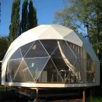 Waterproof Inflatable Dome Tent House Customized 6m Geodesic Dome Tent for sale