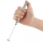 SGS 21cm Handheld Battery Operated Coffee Frother With Laser Logo for sale