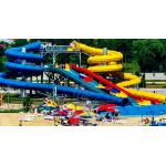Craiova Swimming Pool Water Slide Sets Fiberglass Huge Water Park Slides