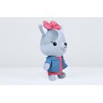 Cat Shape Soft Plush Toys Eco Friendly Smooth Feeling With Cowboy Clothing