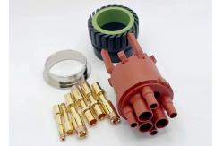 China Circular M40 Power Connector 6 Pin Servo Encoder Female Crimp Wire Plug supplier