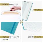 Softcover Weekly Planner Donau Blue With Yearly Monthly Daily Schedule