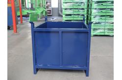 China Space Saving Storage Solution Stacking Steel Cage With Foldable Design supplier