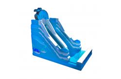China Clown Inflatable Slide With Elephant Theme For Children Fun Park supplier