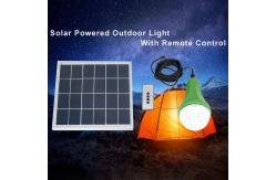 China 2600mah 6 Watt 5 Volt Portable Solar Bulbs With Solar Panel supplier