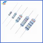 1/4W-5WS Wirewound Resistor Fuse Body Coating Gray For 0.01Ω-1KΩ 1W4.7 Ohm 5% Ceramic Insulated for sale