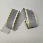 reflective fabric with luminous sewing on