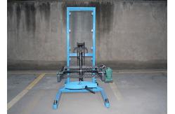 China Mobile Manual Hydraulic Drum Stacker Lift 450kg Oil Drum supplier