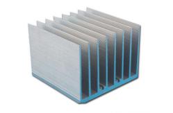 China Eco-friendly Aluminum Heat Sink Extrusion Profiles With CNC Machining supplier