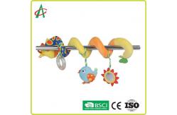 China Soft boa Spiral Pram Toy 68cm*35cm With Plush Duck And Mirror supplier