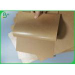 Polyethylene Coated 300G 350G Unbleached Brown Packaging Cardboard Sheet