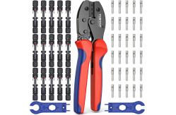 China Practical Ergonomic MC4 Crimping Tool Kit , Portable MC4 Connector Crimping Tool supplier