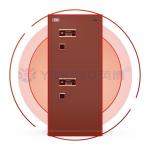 120kg Patented Bolts Dual Alarm Safe Box Electronic Lock YB/N7-150D