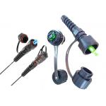 Two / Four Core FO Tactical Cable With ODVA Compliant Plug 4.8mm To 7.0mm OD for sale