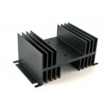 Electronic Appliance Quickly Cooling 6063 Aluminium Extrusion Heat Sink Profiles for sale
