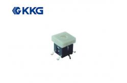 China Self Lock Illuminated Tact Switch 100,000 Cycles DC 5v Led Push Button supplier