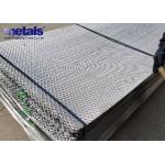 Heavy Black Steel Expanded Metal Mesh Sheet Catwalk Grating High Tensile
