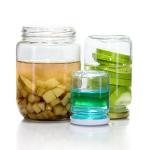 Food Grade Round Transparent 25ml To 1000ml Jam Honey Jelly Glass Storage Jar With Metal Airtight Lid for sale