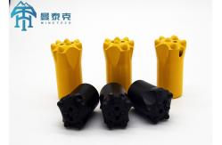 China Tungsten Carbide 40mm Tapered Button Bit Small Hole Blasting Tool supplier