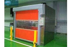 China Double Telecontroller 4000mm Width PVC Roller Shutter Doors supplier