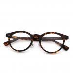 Multicolored Classic Elliptic Acetate Optical Frame Glasses MR 98615 for sale