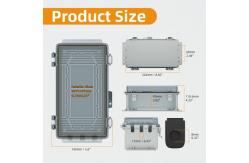 China M20 Plastic Waterproof Outdoor Junction Box Enclosure With Hinged Transparent Cover supplier