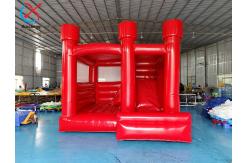 China Customized Red Inflatable Wedding Bouncy House With Slide Inflatable Combo For Party supplier