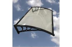 China Weatherproof PC Board Awning Remains Clean For Window Or Door supplier