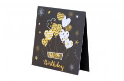 China Foldable Pop Up Greeting Card With Blank Message Space Recyclable And Customizable Design supplier