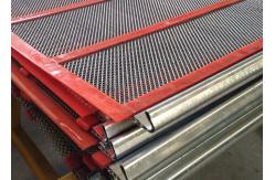 China 65 Mn Anti Blocking Self Cleaning Screen Mesh , Polyurethane Gravel Screen Mesh supplier