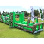 Waterproof PVC Bouncy Castle Obstacle Course Survivor Challenge Inflatable Outdoor Play Equipment for sale
