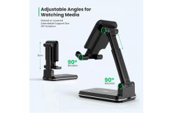 China Portable Multifunctional 2 in 1 Wireless Charger Foldable Adjustable Angles Heights supplier