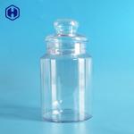 Pagoda Lid Plastic Food Storage Jars Empty Round Plastic Canisters for sale