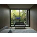 Large view PVDF Color Double Glazed Aluminium Sliding Doors EPDM Gasket for sale
