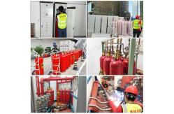 China Automatic Fm200 Gas Suppression System Design For Hotels Fire Fighting System supplier