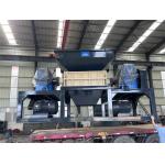 Double Shaft Shredder for Waste Tire Rubber Recycling Machine