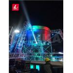 Red Circle Curved Aluminum Square Truss Revolving Lighting Truss for sale