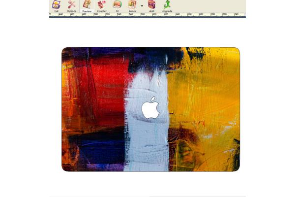 Custom Full Body Laptop Skin Making Machine Vinyl Graphics Cutter Software