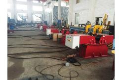 China 15 T Hydrulic Lifting Bolt Adjustment  Pipe Roller Stands , CE Pipe Welding Rollers supplier