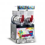 Commercial Slush Snow Melting Machine Electric Ice 15L*2 Frozen Drink for sale