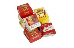 China Wholesale Custom Biodegradable Burger Boxes Clam Shell Takeout Paper Packaging supplier