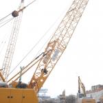 Municipal Construction Crawler Crane 55 Ton Telescopic Or Lattice Boom Crawler Crane for sale