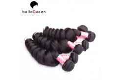 China Unprocessed Indian Virgin Hair Loose Wave 1B Remy Full End Human Hair Weave supplier
