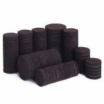 ODM Brown Anti Scratch Felt Furniture Pads For Table Chair Legs for sale